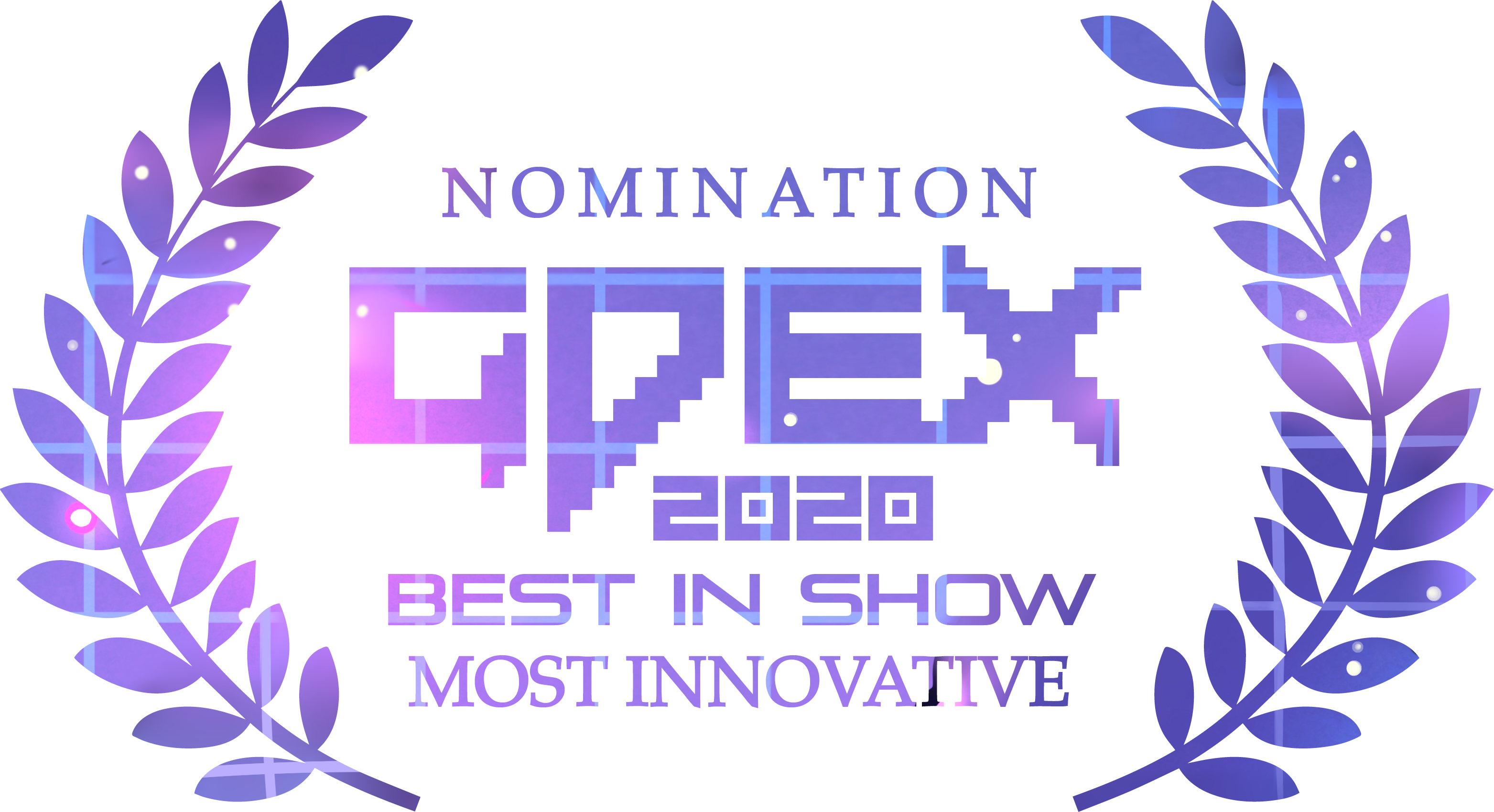Nominee Best in Show Most Innovative - GDEX 2020